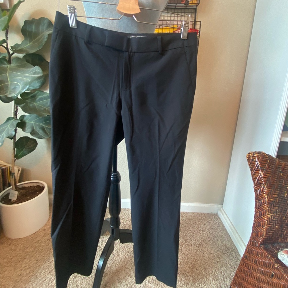 banana republic black dress pants